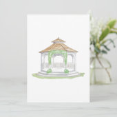 Einladungen zu Gazebo (Stehend Vorderseite)