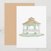 Einladungen zu Gazebo (Vorne/Hinten)