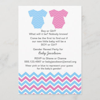 Einladungen zu geschlechtsspezifischem Party oder