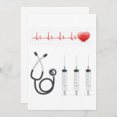 Einladungen zu Gesundheitsfragen (Vorne/Hinten)