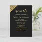 Einladungen zu Grand Opening von Gold Accent (Stehend Vorderseite)