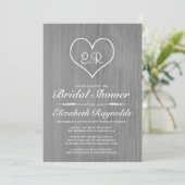 Einladungen zu Grauland Bridal (Stehend Vorderseite)