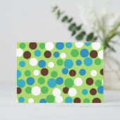 Einladungen zu grünen Punkten (Stehend Vorderseite)