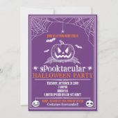 Einladungen zu Halloween-Party (Vorderseite)