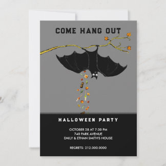 Einladungen zu Halloween-Party