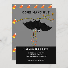 Einladungen zu Halloween-Party