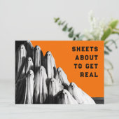 Einladungen zu Halloween-Party (Stehend Vorderseite)