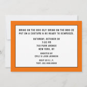 Einladungen zu Halloween-Party (Rückseite)