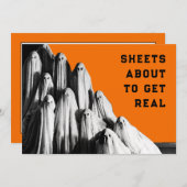 Einladungen zu Halloween-Party (Vorne/Hinten)