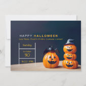 Einladungen zu Halloween-Party (Vorderseite)