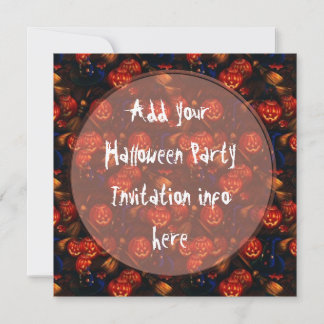 Einladungen zu Halloween-Party