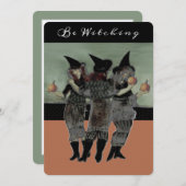 Einladungen zu Halloween-Party (Vorne/Hinten)