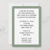 Einladungen zu Halloween-Party (Rückseite)