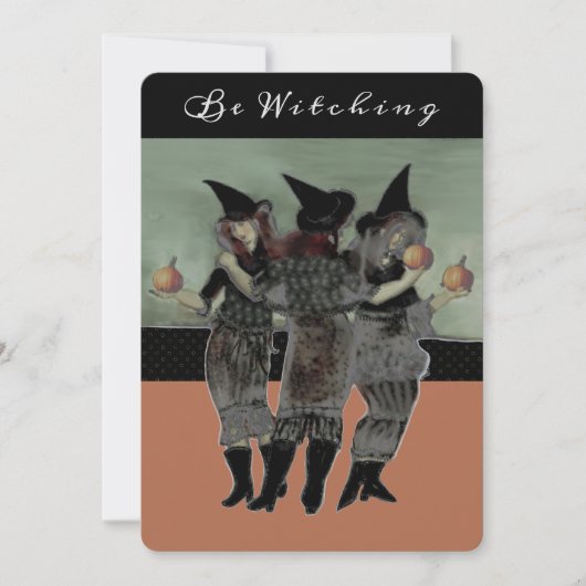 Einladungen zu Halloween-Party (Vorderseite)