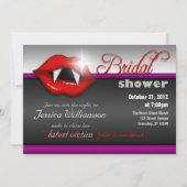 Einladungen zu Halloween Vampire Bridal (Vorderseite)