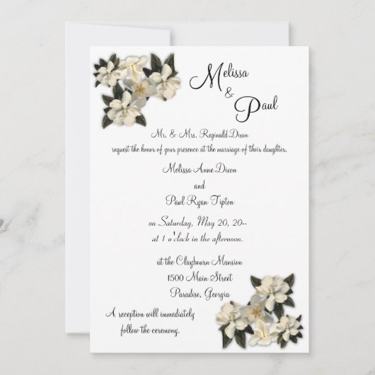 Einladungen zu Hochzeiten (Vorderseite)