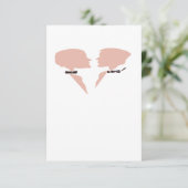 Einladungen zu Hochzeiten (Stehend Vorderseite)