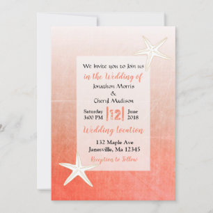 Einladungen zu Hochzeiten am Korallenriff