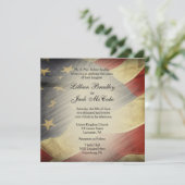 Einladungen zu Hochzeiten in antiker amerikanische (Stehend Vorderseite)