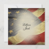 Einladungen zu Hochzeiten in antiker amerikanische (Rückseite)