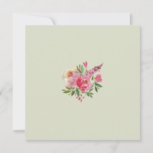 Einladungen zu Hochzeiten in Aquarellfarben (Rückseite)