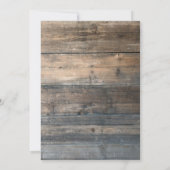 Einladungen zu Hochzeiten in den Mountain Stream (Rückseite)