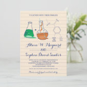 Einladungen zu Hochzeiten in der grünen und Orange (Stehend Vorderseite)