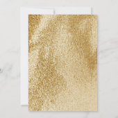 Einladungen zu Hochzeiten in Dusty Blue und Gold M (Rückseite)