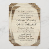 Einladungen zu Hochzeiten in Ländern (Vorne/Hinten)