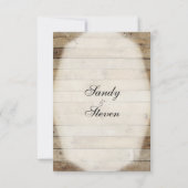 Einladungen zu Hochzeiten in Ländern (Rückseite)