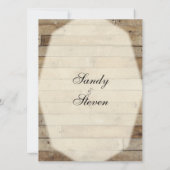 Einladungen zu Hochzeiten in Ländern (Rückseite)