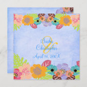 Einladungen zu Hochzeiten in Leis/Luau (Vorne/Hinten)