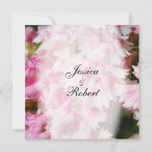 Einladungen zu Hochzeiten in Rosa (Rückseite)