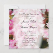 Einladungen zu Hochzeiten in Rosa (Vorderseite)