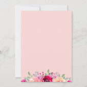 Einladungen zu Hochzeiten in Rosa Creme (Rückseite)