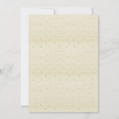 Einladungen zu Hochzeiten mit Gold und Champagner (Rückseite)