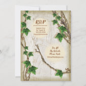 Einladungen zu Hochzeiten von Ivy und Willow (Rückseite)