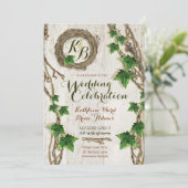 Einladungen zu Hochzeiten von Ivy und Willow - Kra (Stehend Vorderseite)