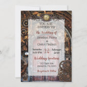 Einladungen zu Hochzeiten von Steampunk Pocket (Vorderseite)