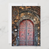 Einladungen zu Hochzeiten von Steampunk Pocket (Rückseite)