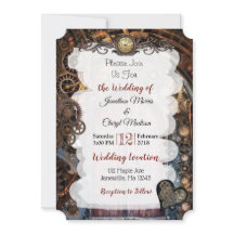 Einladungen zu Hochzeiten von Steampunk Pocket