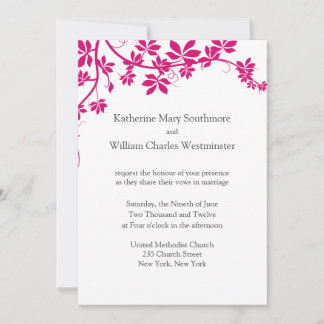 Einladungen zu Hochzeiten von Weiß und Honeysuckle