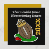 Einladungen zu Homecoming (Vorne/Hinten)