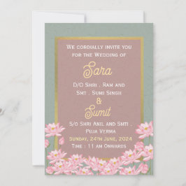 Einladungen zu indischen Hochzeiten
