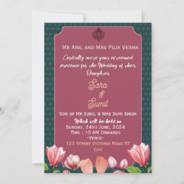 Einladungen zu indischen Hochzeiten
