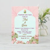 Einladungen zu indischen Hochzeiten (Stehend Vorderseite)