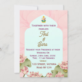 Einladungen zu indischen Hochzeiten