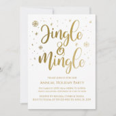Einladungen zu Jingle und Mingle Holiday Party (Vorderseite)