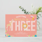 Einladungen zu jungen, wilden und drei Mädchen zum (Stehend Vorderseite)