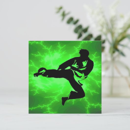 Einladungen zu Kampfkünsten (Stehend Vorderseite)